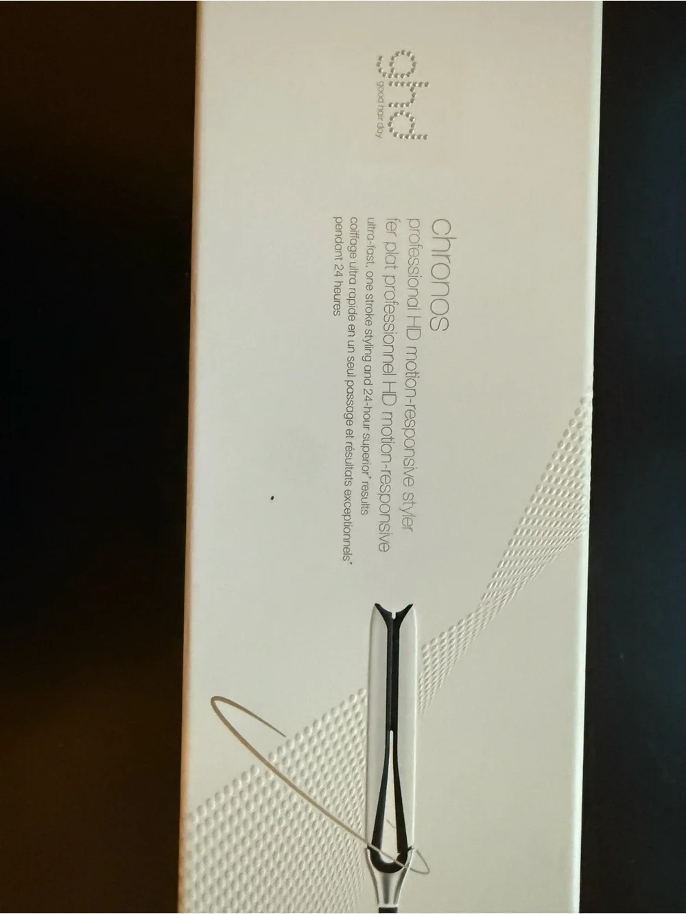 ghd Chronos Professional HD motion responsive White Styler
